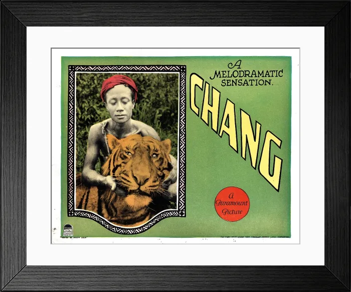 Framed Print : CHANG, (aka CHANG: A DRAMA OF THE WILDERNESS), Kru, 1927