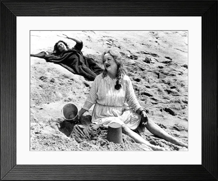 Framed Print : WHAT EVER HAPPENED TO BABY JANE?, from left, Joan Crawford, Bette Davis, 1962