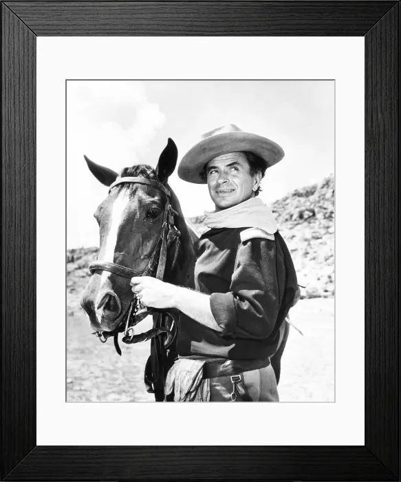 Framed Print : WHITE FEATHER, Noah Beery Jr. 1955, TM & Copyright 20th Century Fox Film Corp. / courtesy Everett Collection Framed Print : WHITE FEATHER, Noah Beery Jr. 1955, TM & Copyright 20th Century Fox Film Corp. / courtesy Everett Collection