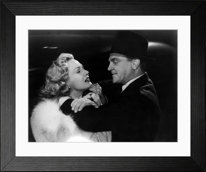Framed Print : WHITE HEAT, Virginia Mayo, James Cagney, 1949