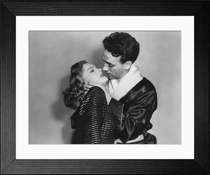 Framed Print : WHIPLASH, from left: Alexis Smith, Dane Clark, 1948