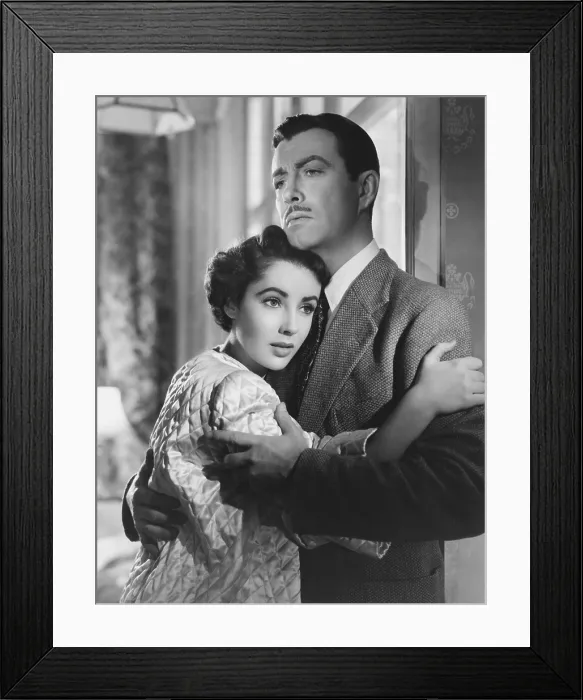 Framed Print : CONSPIRATOR, from left: Elizabeth Taylor, Robert Taylor, 1949 Framed Print : CONSPIRATOR, from left: Elizabeth Taylor, Robert Taylor, 1949