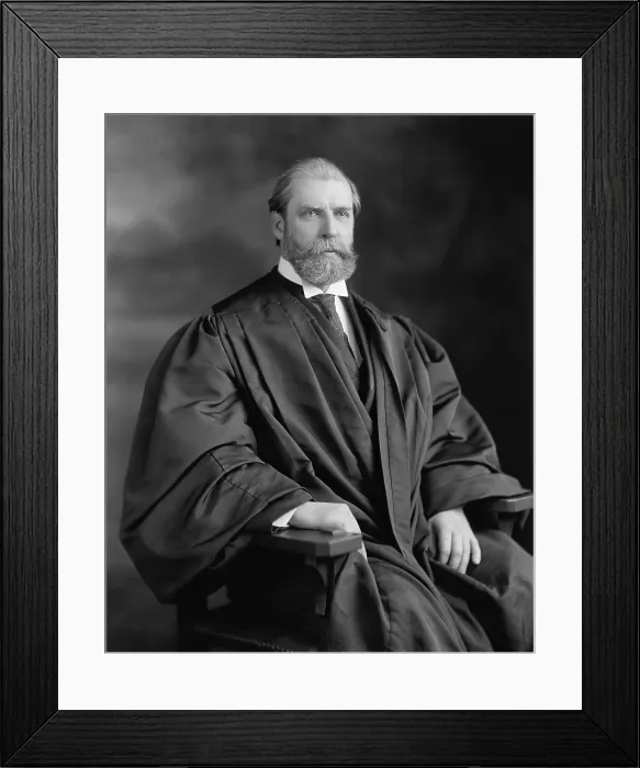 Framed Print : Charles Evans Hughes was Supreme Court Associate Justice, from 1910-16 Framed Print : Charles Evans Hughes was Supreme Court Associate Justice, from 1910-16