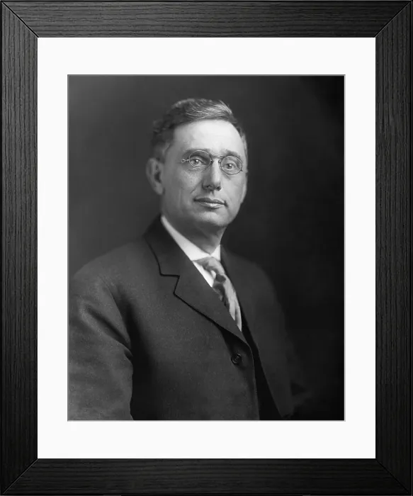 Framed Print : Louis Brandeis, was a lawyer, legal scholar, and Supreme Court Justice, ca. 1915. (BSLOC_2013_8_60)