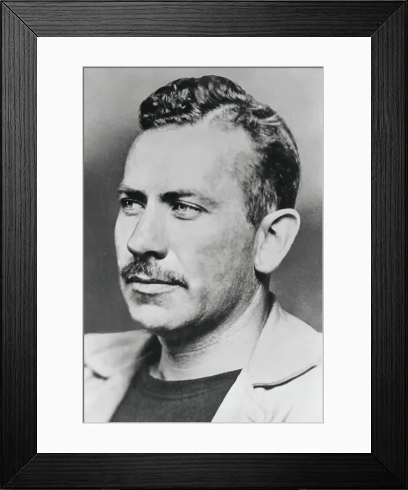 Framed Print : John Steinbeck, American author won the 1962 Nobel Prize in Literature