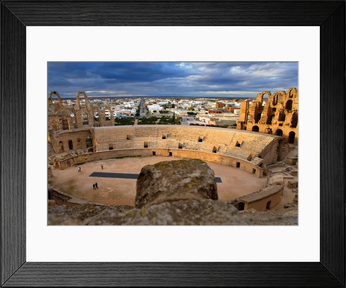 Framed Print : Amphitheatre of El Djem. 238. TUNISIA. El Djem. Roman art. Late Empire. - Lucas Vallecillos / Iberfoto / Everett Collection (345972)**US SALES ONLY** Framed Print : Amphitheatre of El Djem. 238. TUNISIA. El Djem. Roman art. Late Empire. - Lucas Vallecillos / Iberfoto / Everett Collection (345972)**US SALES ONLY**