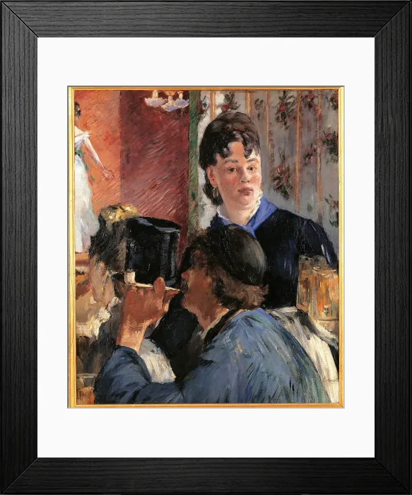 Framed Print : The Waitress, by Edouard Manet, 1878 - 1879 about, 19th Century, oil on canvas, cm 77, 5 x 65 - France, Ile de France, Paris, Muse dOrsay, RF1959-4. All Framed Print : The Waitress, by Edouard Manet, 1878 - 1879 about, 19th Century, oil on canvas, cm 77, 5 x 65 - France, Ile de France, Paris, Muse dOrsay, RF1959-4. All