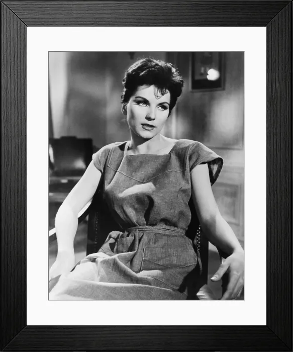 Framed Print : WHY MUST I DIE?, Debra Paget, 1960