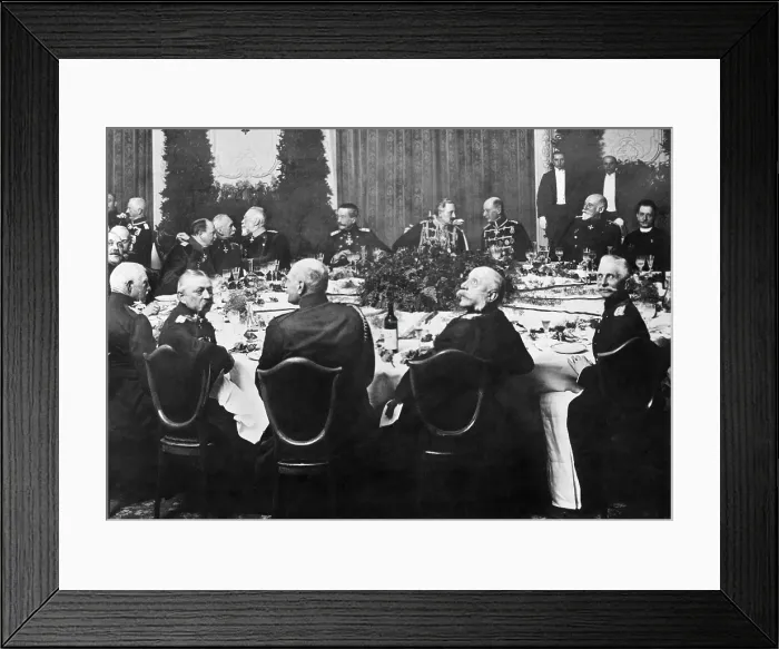 Framed Print : Kaiser Wilhelm II and German Generals at the Hotel Esplanade in Berlin, March 1912 Framed Print : Kaiser Wilhelm II and German Generals at the Hotel Esplanade in Berlin, March 1912