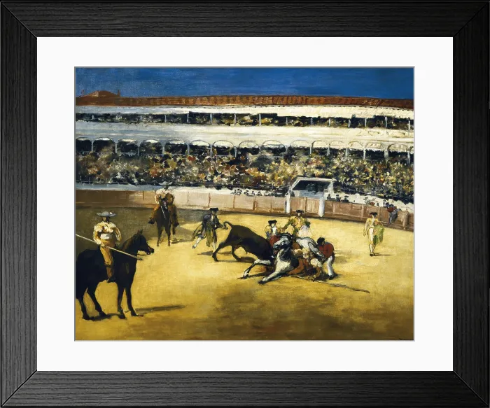 Framed Print : MANET, edouard (1832-1883). Bull Fight. 1865-1866. Impressionism. Oil on canvas. FRANCE. Paris. Musee d'Orsay (Orsay Museum) Framed Print : MANET, edouard (1832-1883). Bull Fight. 1865-1866. Impressionism. Oil on canvas. FRANCE. Paris. Musee d'Orsay (Orsay Museum)
