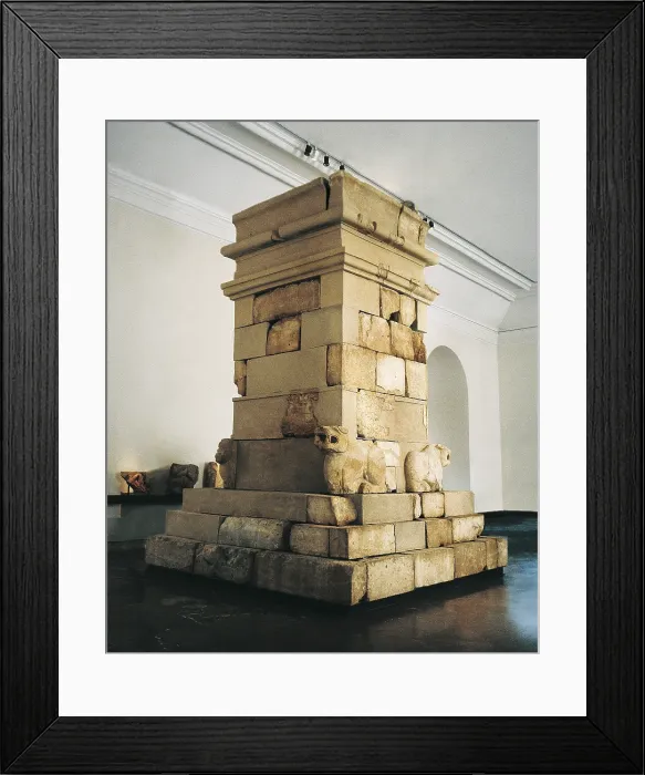 Framed Print : Pozo Moro Monument. Iberian art. ; Iron Age. Architecture. SPAIN. Madrid. National Museum of Archaeology. Proc: SPAIN. Chinchilla de Monte Aragon