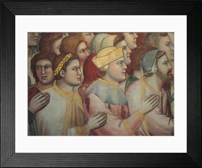 Framed Print : The Last Judgement, by Giotto, 1303 - 1305 about, 14th Century, fresco, cm 1000 x 840 - Italy, Veneto, Padua, Scrovegni Chapel. Detail Framed Print : The Last Judgement, by Giotto, 1303 - 1305 about, 14th Century, fresco, cm 1000 x 840 - Italy, Veneto, Padua, Scrovegni Chapel. Detail