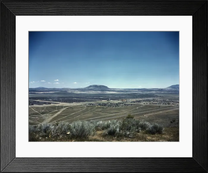 Framed Print : Tule Lake Relocation Center, at Newell
