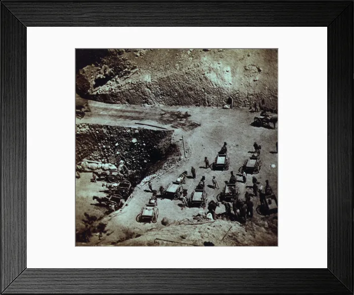 Framed Print : Central Pacific Railroad construction of the upper slope of the Prospect Hill Cut Framed Print : Central Pacific Railroad construction of the upper slope of the Prospect Hill Cut