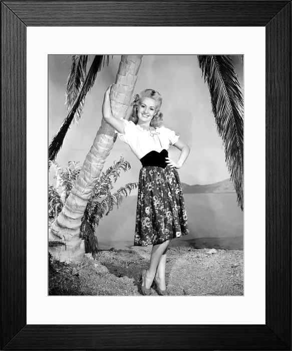 Framed Print : SONG OF THE ISLANDS, Betty Grable, 1942, TM & copyright 20th Century Fox Film Corp. All rights reserved / courtesy Everett Collection