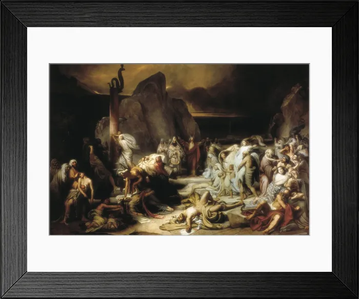 Framed Print : BRUNI, Fyodor (1800-1875). The copper snake. 19th c. Classicism. ; Romanticism. Oil on canvas. RUSSIA. Saint Petersburg. State Russian Museum Framed Print : BRUNI, Fyodor (1800-1875). The copper snake. 19th c. Classicism. ; Romanticism. Oil on canvas. RUSSIA. Saint Petersburg. State Russian Museum