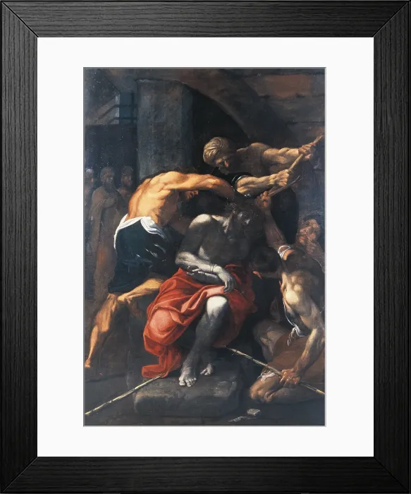 Framed Print : St Rocco, by Ludovico Carracci, 1592 - 1594 about, 16th Century, oil on canvas, cm 221 x 147, 5 - Italy, Emilia Romagna, Bologna, National Art Gallery. All Framed Print : St Rocco, by Ludovico Carracci, 1592 - 1594 about, 16th Century, oil on canvas, cm 221 x 147, 5 - Italy, Emilia Romagna, Bologna, National Art Gallery. All