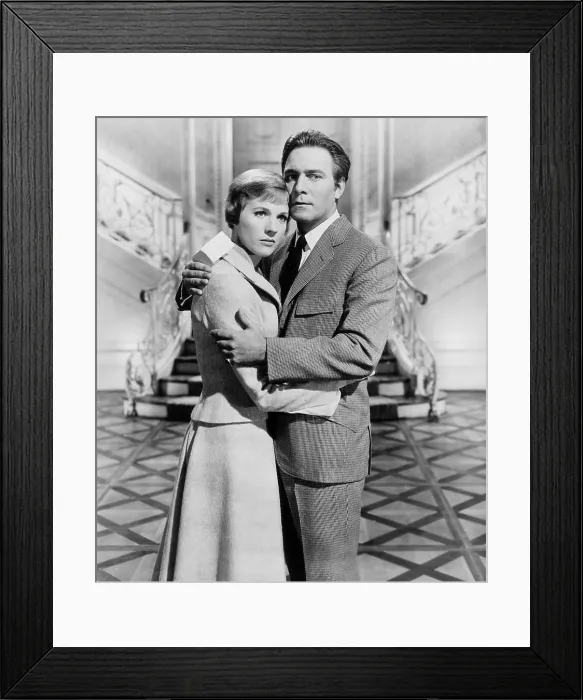 Framed Print : THE SOUND OF MUSIC, from left, Julie Andrews, Christopher Plummer, 1965, TM and Copyright 20th Century Fox Film Corp. All rights reserved. Courtesy: Everett Collection