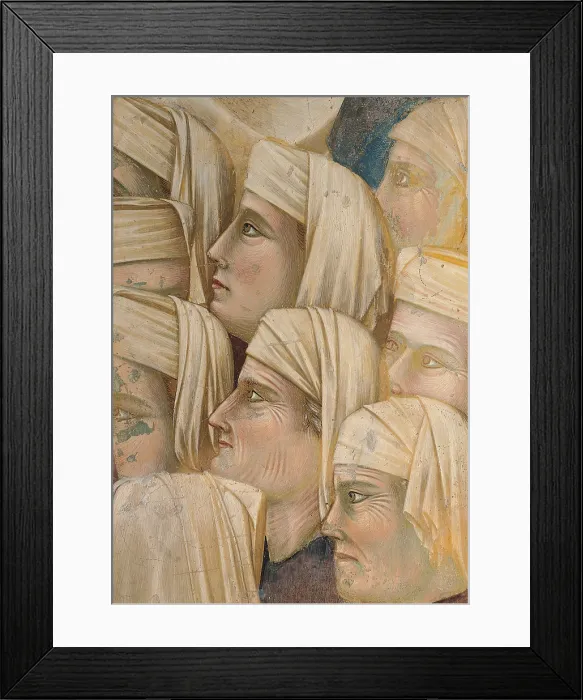 Framed Print : The Canonization of St Francis, by Giotto, 1300 - 1300, 14th Century, fresco, 270 x 263 - Italy, Umbria, Perugia, Assisi, Upper Basilica of San Francesco, nave Framed Print : The Canonization of St Francis, by Giotto, 1300 - 1300, 14th Century, fresco, 270 x 263 - Italy, Umbria, Perugia, Assisi, Upper Basilica of San Francesco, nave