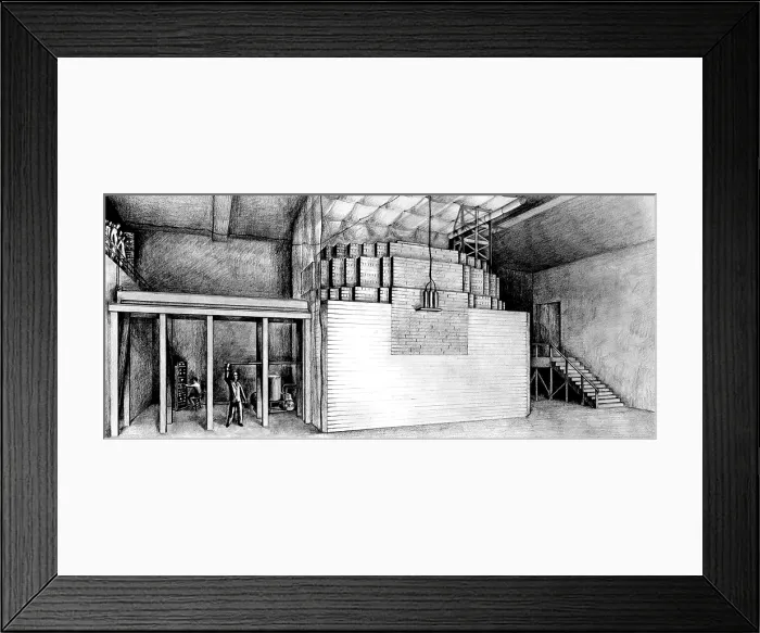 Framed Print : Chicago Pile-1 (CP-1) was built under the direction of physicist Enrico Fermi, in collaboration with Leo Szilard Framed Print : Chicago Pile-1 (CP-1) was built under the direction of physicist Enrico Fermi, in collaboration with Leo Szilard