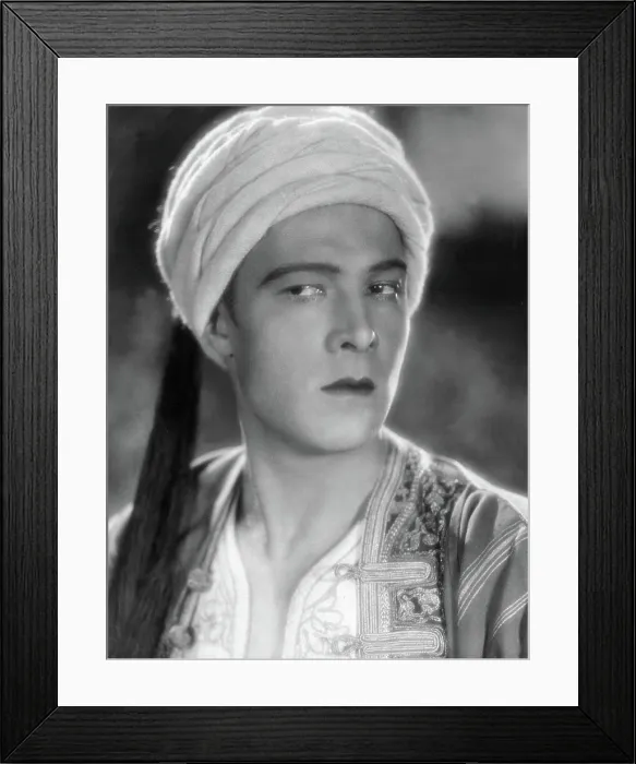 Framed Print : SON OF THE SHIEK, Rudolph Valentino, 1926