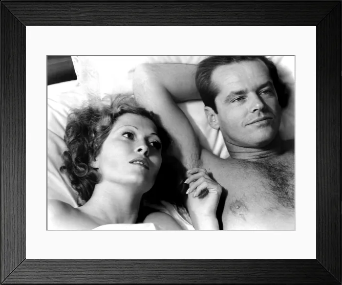 Framed Print : CHINATOWN, Faye Dunaway, Jack Nicholson, 1974