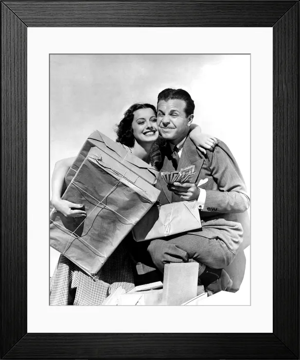 Framed Print : CHRISTMAS IN JULY, Ellen Drew, Dick Powell, 1940 Framed Print : CHRISTMAS IN JULY, Ellen Drew, Dick Powell, 1940