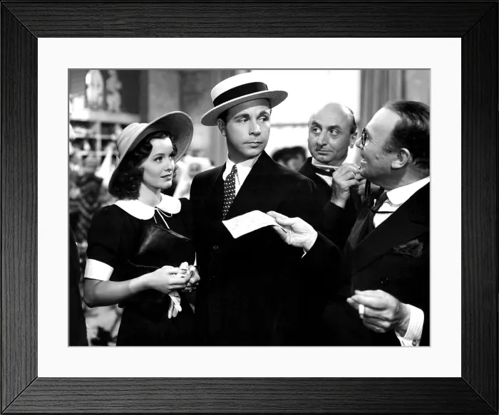 Framed Print : CHRISTMAS IN JULY, Ellen Drew, Dick Powell, Torben Meyer, Alexander Carr, 1940