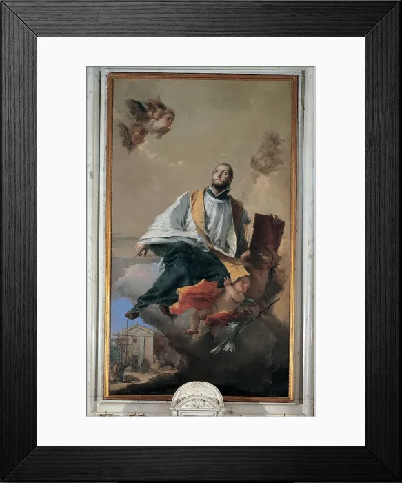 Framed Print : Tiepolo Giambattista, The Apotheosis of St Gaetano Thiene, 1757, 18th Century, oil on canvas, Italy, Veneto, Rampazzo, Vicenza, Santa Maria Maddalena Parish Church Framed Print : Tiepolo Giambattista, The Apotheosis of St Gaetano Thiene, 1757, 18th Century, oil on canvas, Italy, Veneto, Rampazzo, Vicenza, Santa Maria Maddalena Parish Church