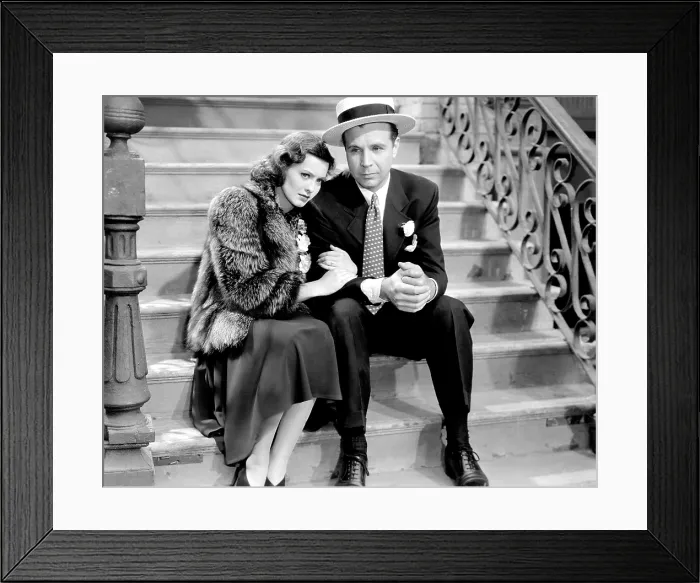 Framed Print : CHRISTMAS IN JULY, Ellen Drew, Dick Powell, 1940