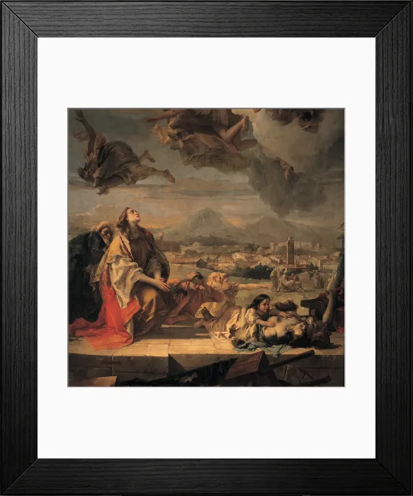 Framed Print : Tiepolo Giambattista, St Tecla Freeing Este from the Plague, 1759, 18th Century, oil on canvas, Italy, Veneto, Este, Padua, Duomo Framed Print : Tiepolo Giambattista, St Tecla Freeing Este from the Plague, 1759, 18th Century, oil on canvas, Italy, Veneto, Este, Padua, Duomo