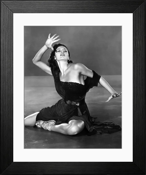 Framed Print : SOMBRERO, Cyd Charisse, 1953