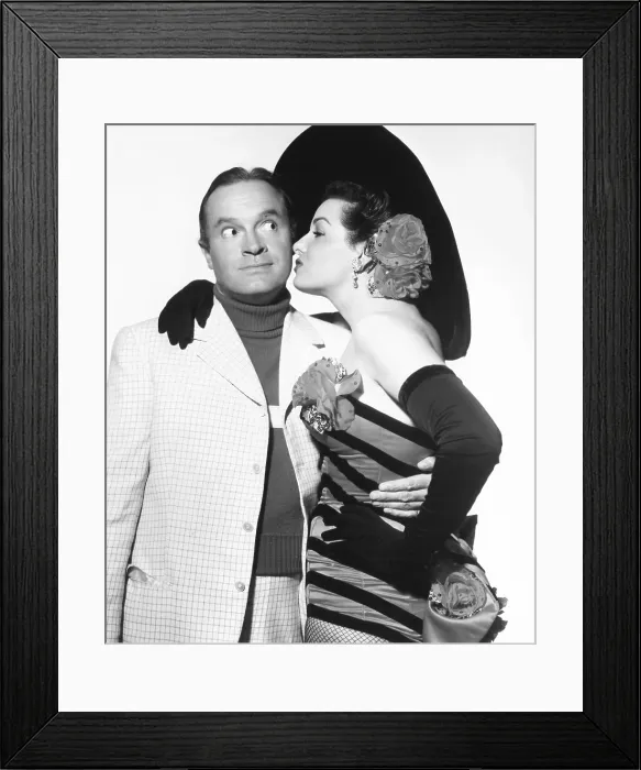 Framed Print : SON OF PALEFACE, from left: Bob Hope, Jane Russell, 1952