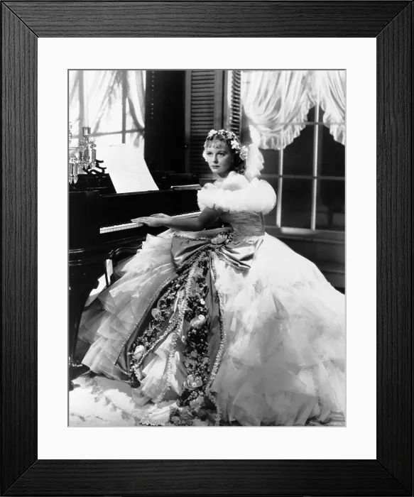 Framed Print : SO RED THE ROSE, Margaret Sullavan, (in a gown by Travis Banton), 1935