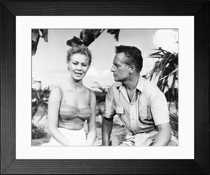 Framed Print : SOUTH PACIFIC, from left: Mitzi Gaynor, Rossano Brazzi, 1958, TM & Copyright 20th Century Fox Film Corp. / courtesy Everett Collection Framed Print : SOUTH PACIFIC, from left: Mitzi Gaynor, Rossano Brazzi, 1958, TM & Copyright 20th Century Fox Film Corp. / courtesy Everett Collection