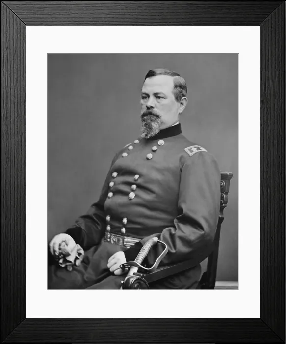 Framed Print : Union General Irvin McDowell was assigned field commands after First Bull Run. When he was blamed for the Union loss in the Second Battle of Bull Run in Aug. 1862, these ended Framed Print : Union General Irvin McDowell was assigned field commands after First Bull Run. When he was blamed for the Union loss in the Second Battle of Bull Run in Aug. 1862, these ended