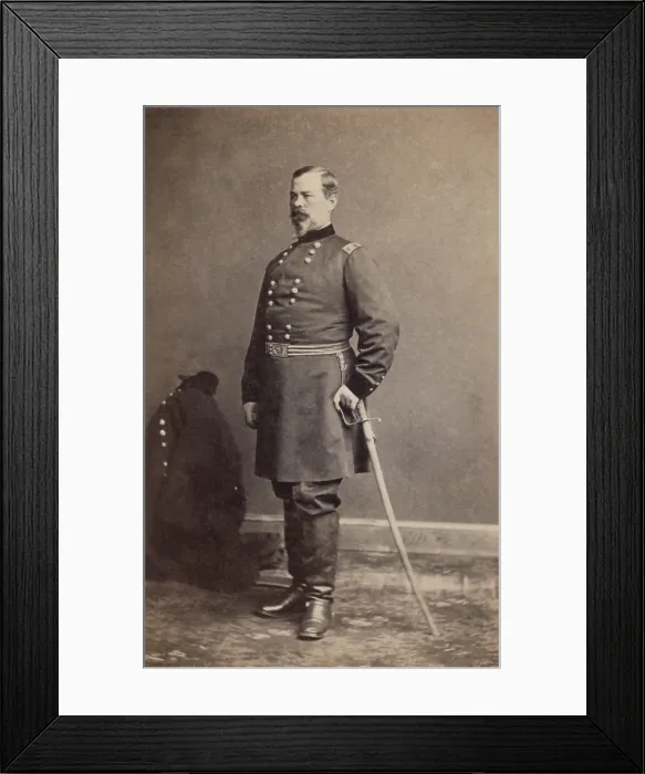 Framed Print : Union General Irvin McDowell was the commander of Union Forces in the First Battle of Bull Run, July 21, 1861