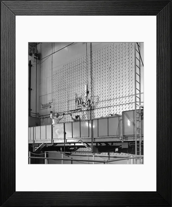 Framed Print : X-10 Graphite Reactor's was the world's second artificial nuclear reactor. Photo shows the x-10's concrete face at Oak Ridge National Laboratory
