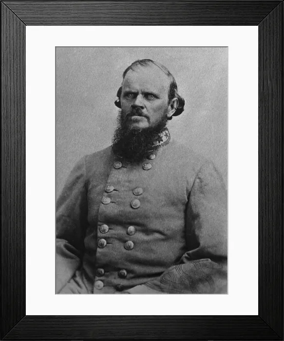 Framed Print : Confederate General Nathan Evans, commanded a small brigade at the First Battle of Bull Run, July 21, 1861 Framed Print : Confederate General Nathan Evans, commanded a small brigade at the First Battle of Bull Run, July 21, 1861