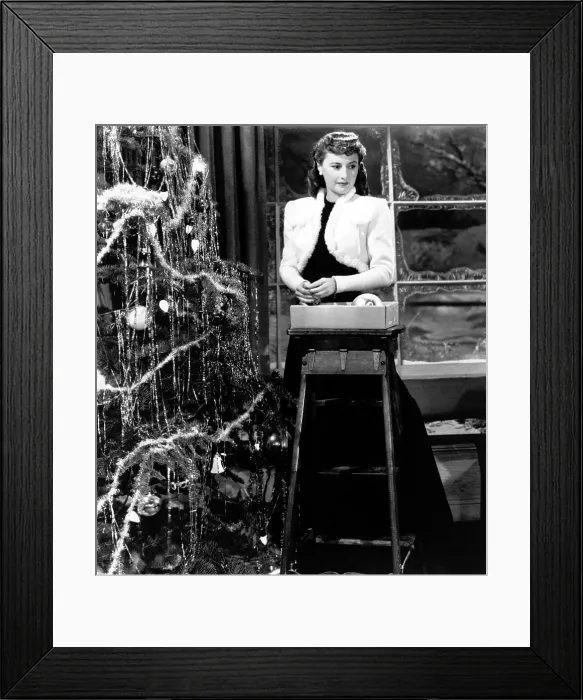 Framed Print : CHRISTMAS IN CONNECTICUT, Barbara Stanwyck, 1945 Framed Print : CHRISTMAS IN CONNECTICUT, Barbara Stanwyck, 1945