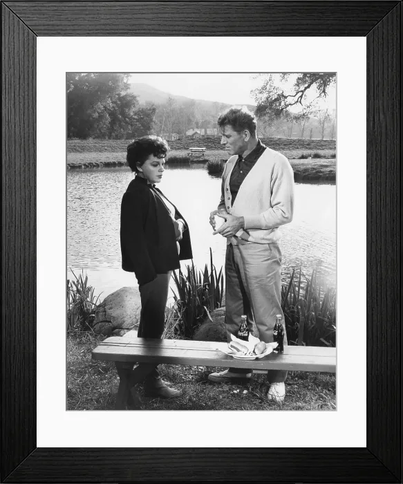 Framed Print : A CHILD IS WAITING, from left: Judy Garland, Burt Lancaster, 1963