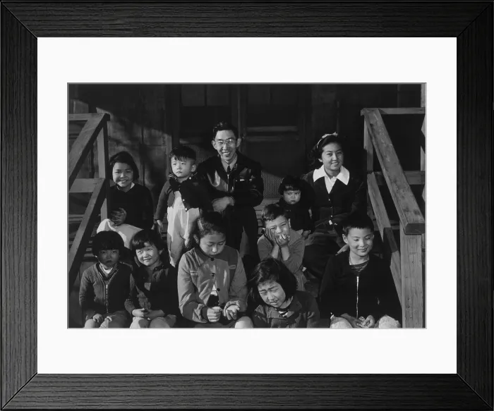 Framed Print : Mr. Harry Haruto Matsumoto director Manzanar's Children's Village, was the only orphanage in the ten internment camps