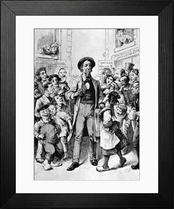 Framed Print : Anti-immigration cartoon entitled UNRESTRICTED IMMIGRATION AND ITS RESULTS--A POSSIBLE CURIOSITY OF THE 2OTH CENTURY