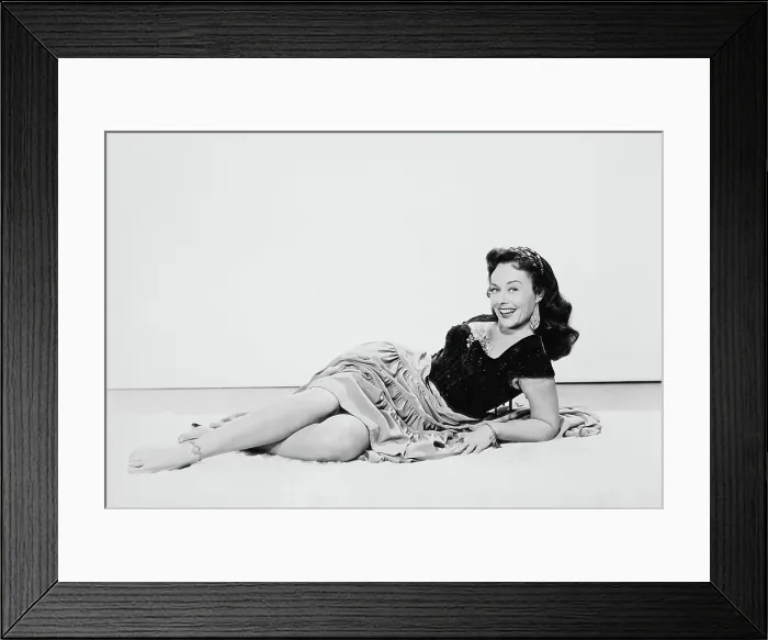 Framed Print : CHARGE OF THE LANCERS, Paulette Goddard, 1954