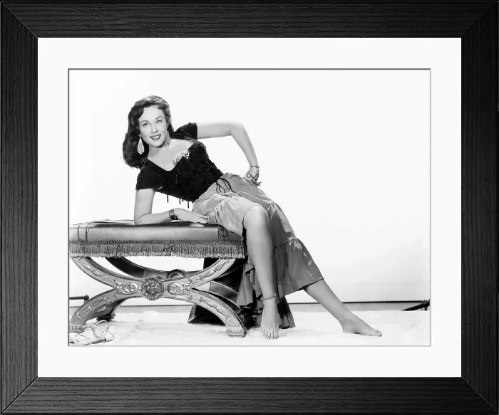 Framed Print : CHARGE OF THE LANCERS, Paulette Goddard, 1954 Framed Print : CHARGE OF THE LANCERS, Paulette Goddard, 1954