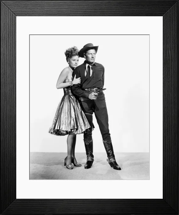 Framed Print : SOUTH OF ST. LOUIS, from left, Alexis Smith, Joel McCrea, 1949