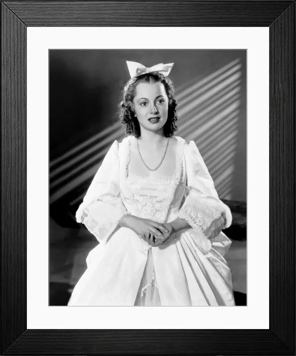 Framed Print : THE CHARGE OF THE LIGHT BRIGADE, Olivia de Havilland, 1936