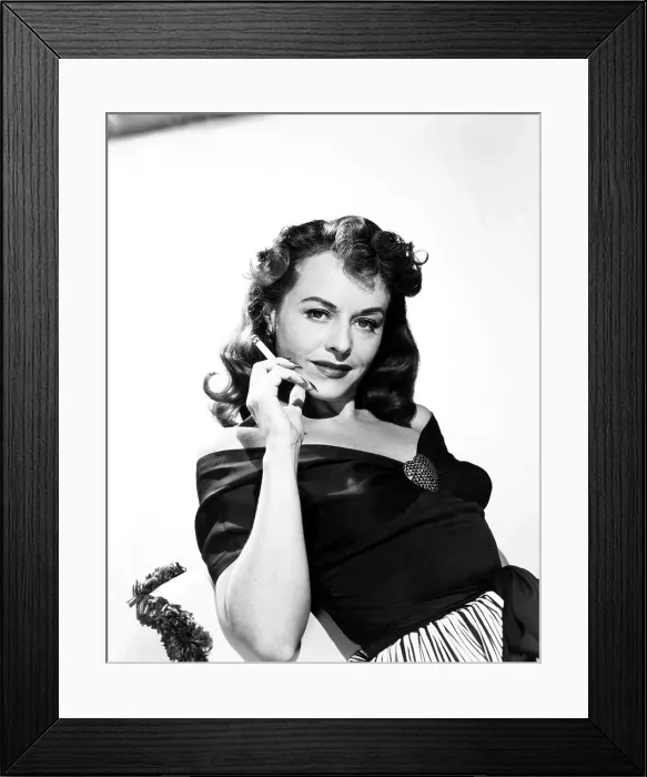 Framed Print : CHARGE OF THE LANCERS, Paulette Goddard, 1954