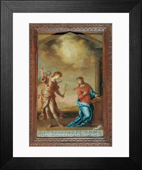 Framed Print : attributed Guardi Francesco, Trinity, 17th Century, canvas, Italy, Veneto, Cancia di Borca di Cadore, Belluno, San Rocco Oratory Framed Print : attributed Guardi Francesco, Trinity, 17th Century, canvas, Italy, Veneto, Cancia di Borca di Cadore, Belluno, San Rocco Oratory