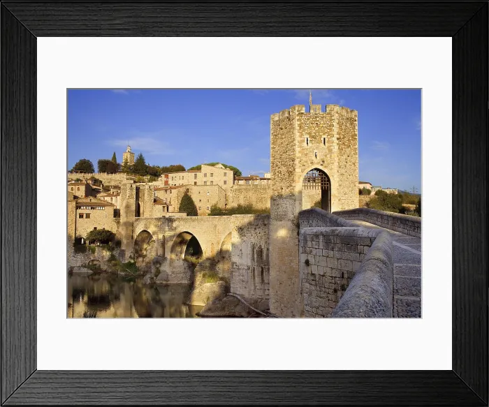 Framed Print : SPAIN. Besalu. Romanesque bridge over the Fluvi river. Romanesque art. - Lucas Vallecillos / Iberfoto / Everett Collection (594319)**US SALES ONLY** Framed Print : SPAIN. Besalu. Romanesque bridge over the Fluvi river. Romanesque art. - Lucas Vallecillos / Iberfoto / Everett Collection (594319)**US SALES ONLY**